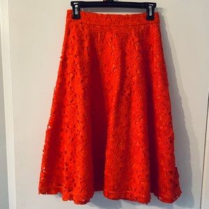Cocktail length skirt